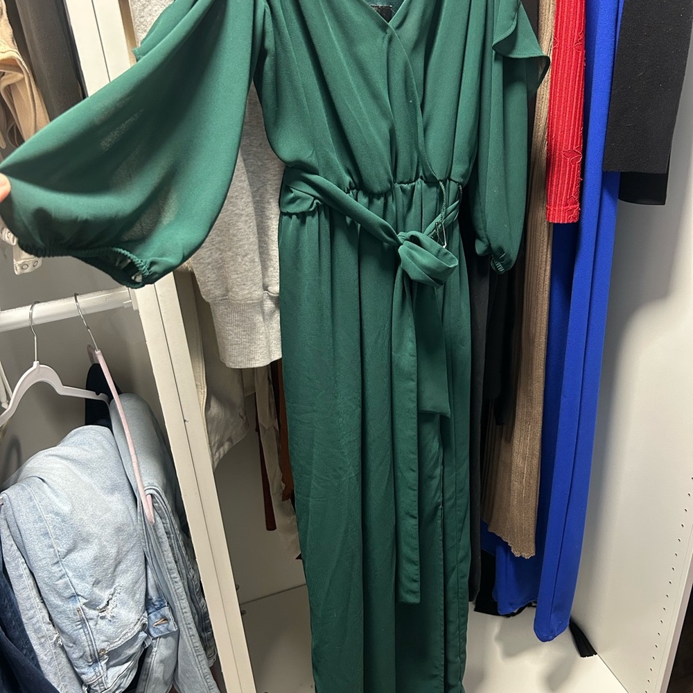Elegant Green Women's Dress